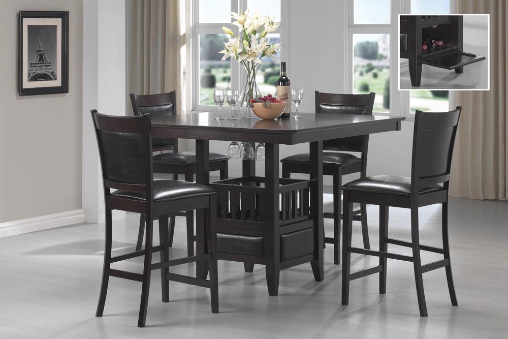 Jaden Casual Espresso Counter Height Table