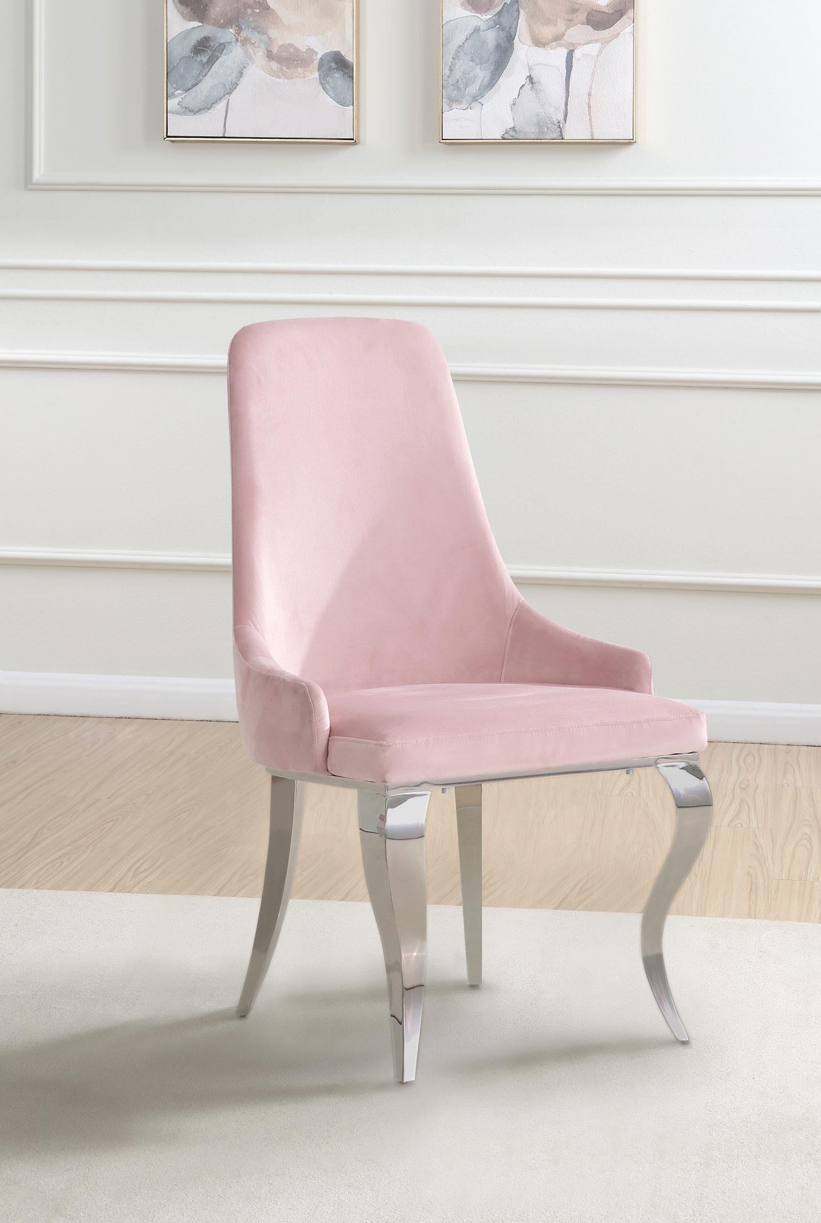 Antoine Upholstered Demi Arm Dining Side Chairs (Set of 2)