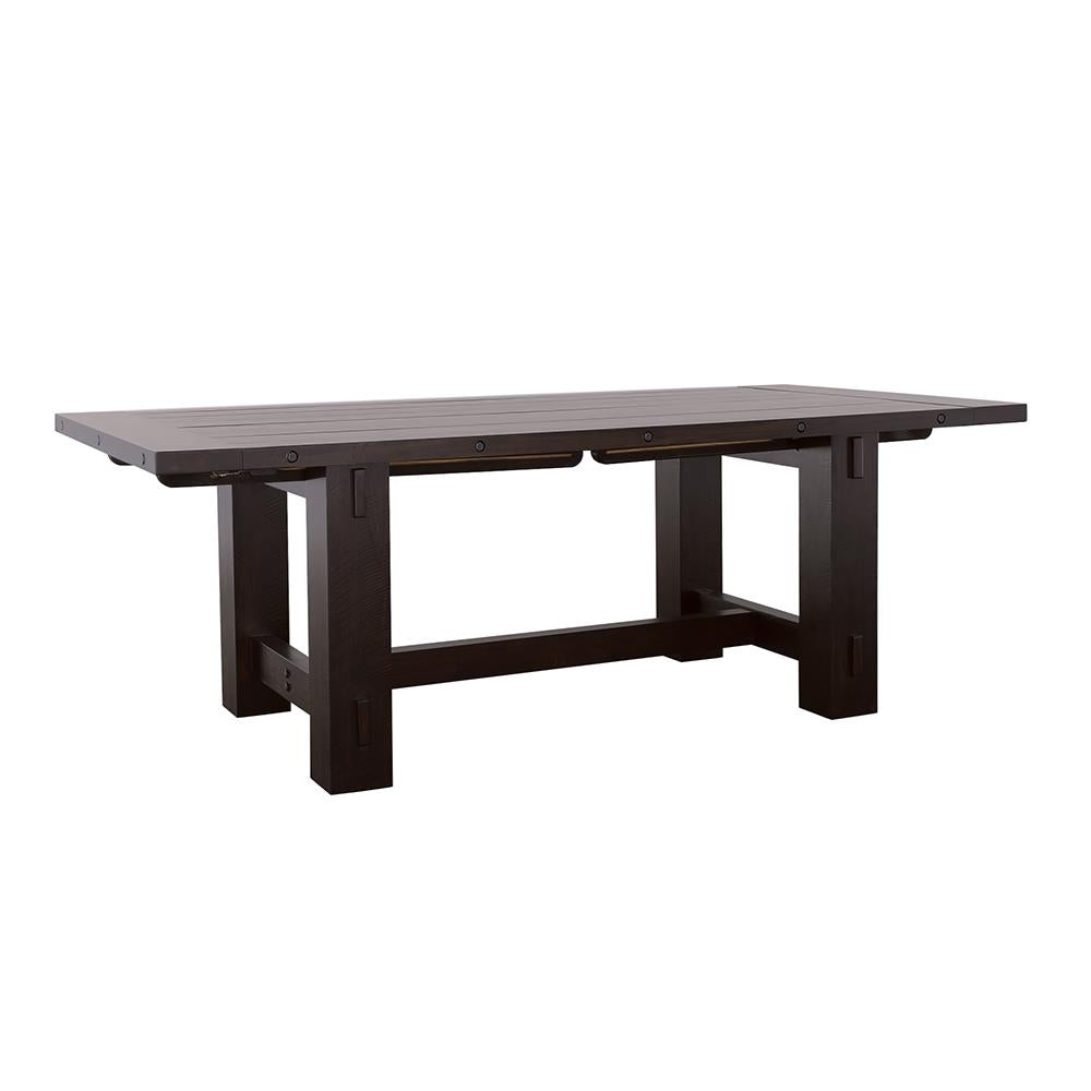 Calandra Rectangle Dining Table with Extension Leaf Vintage Java image