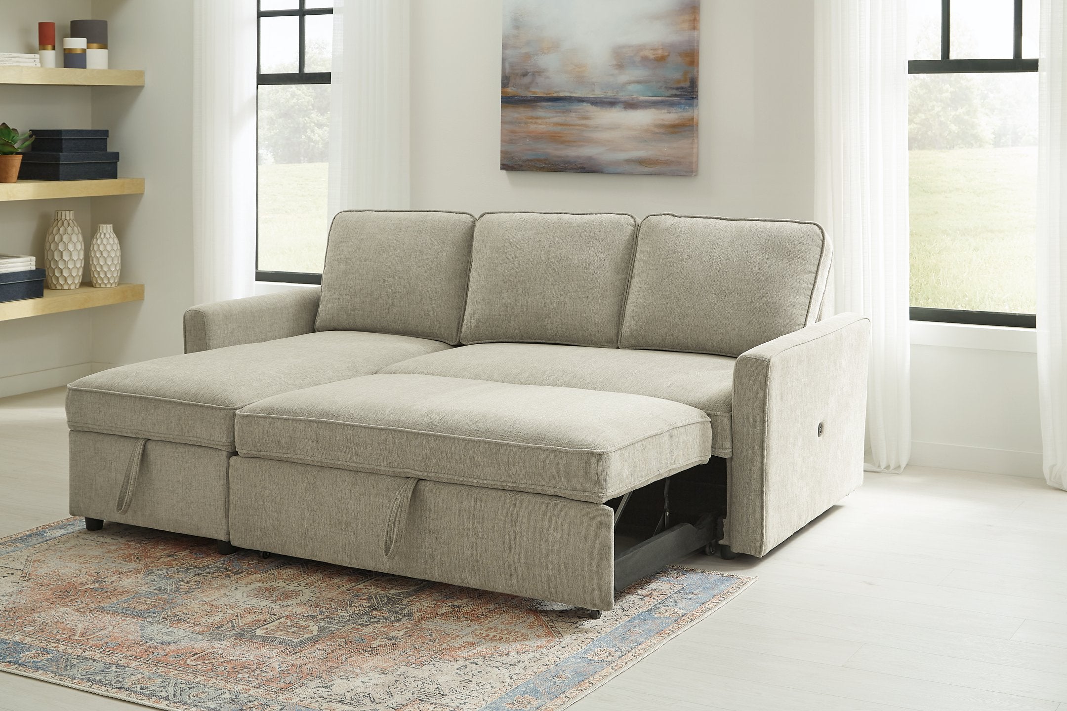 Kerle 2-Piece Sectional with Pop Up Bed