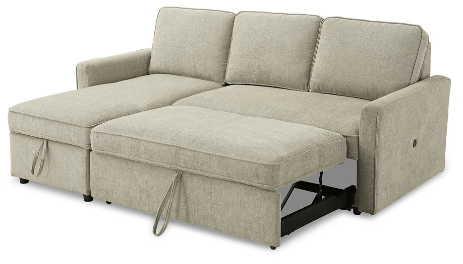 Kerle 2-Piece Sectional with Pop Up Bed