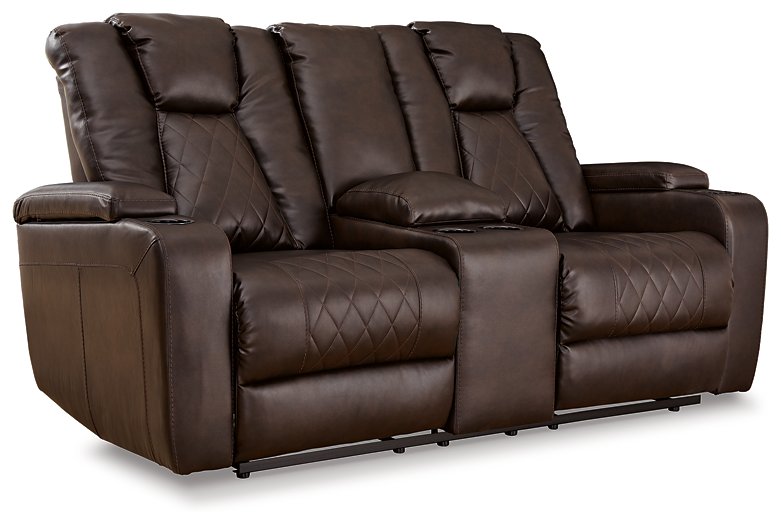 Mancin Reclining Loveseat with Console