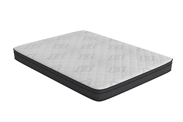 Evie 9.25" Full Mattress White and Black image