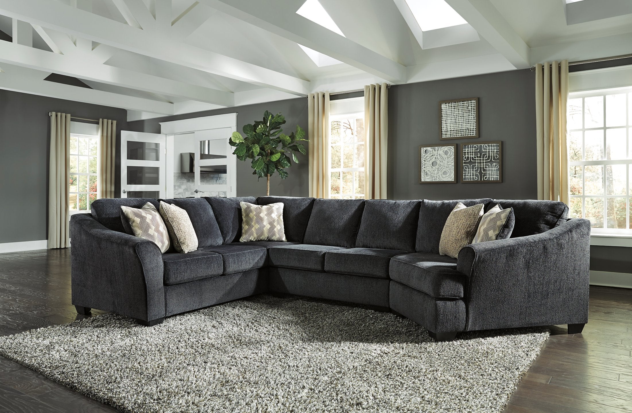 Eltmann Sectional with Cuddler