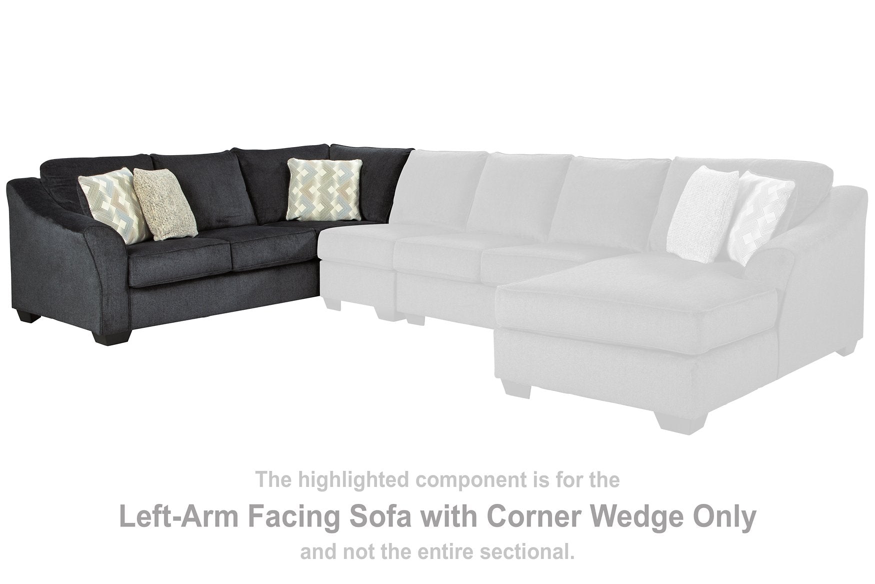 Eltmann Sectional with Cuddler