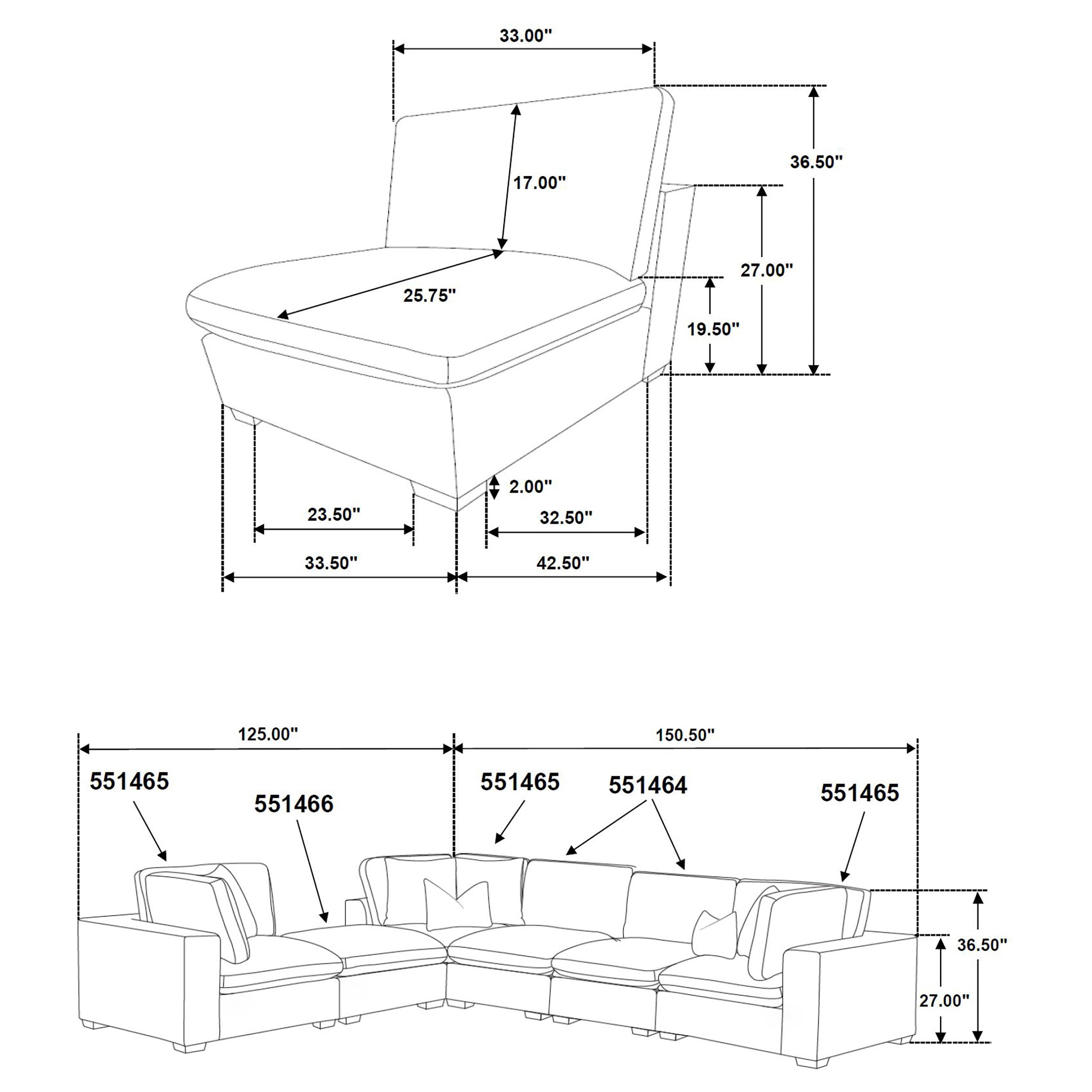 Lakeview Modular Sectionals