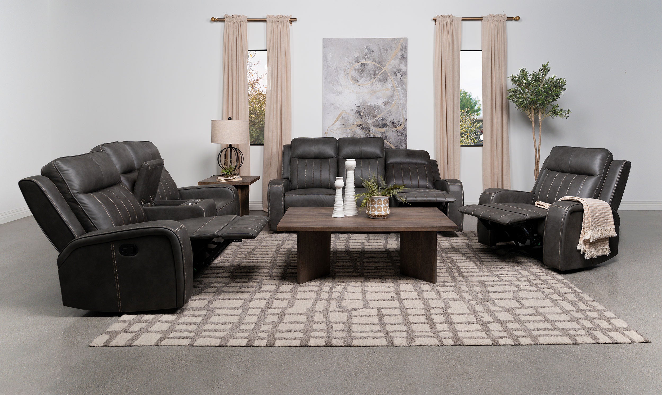 Raelynn Reclining 3 Pc Set