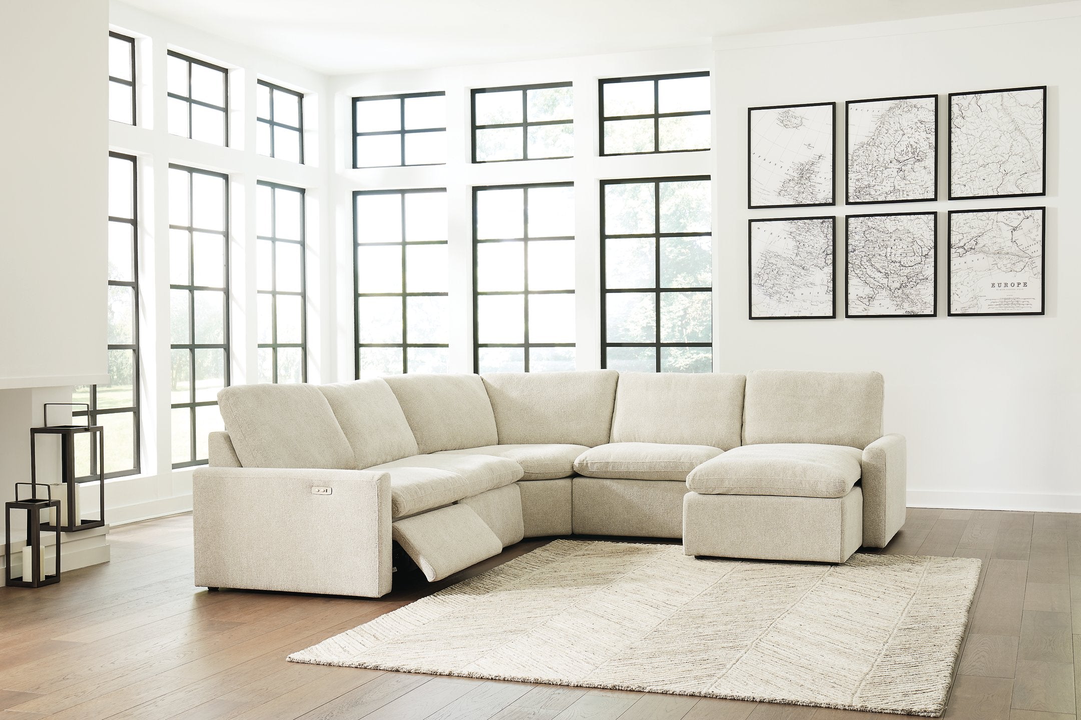 Hartsdale Power Reclining Sectional with Chaise