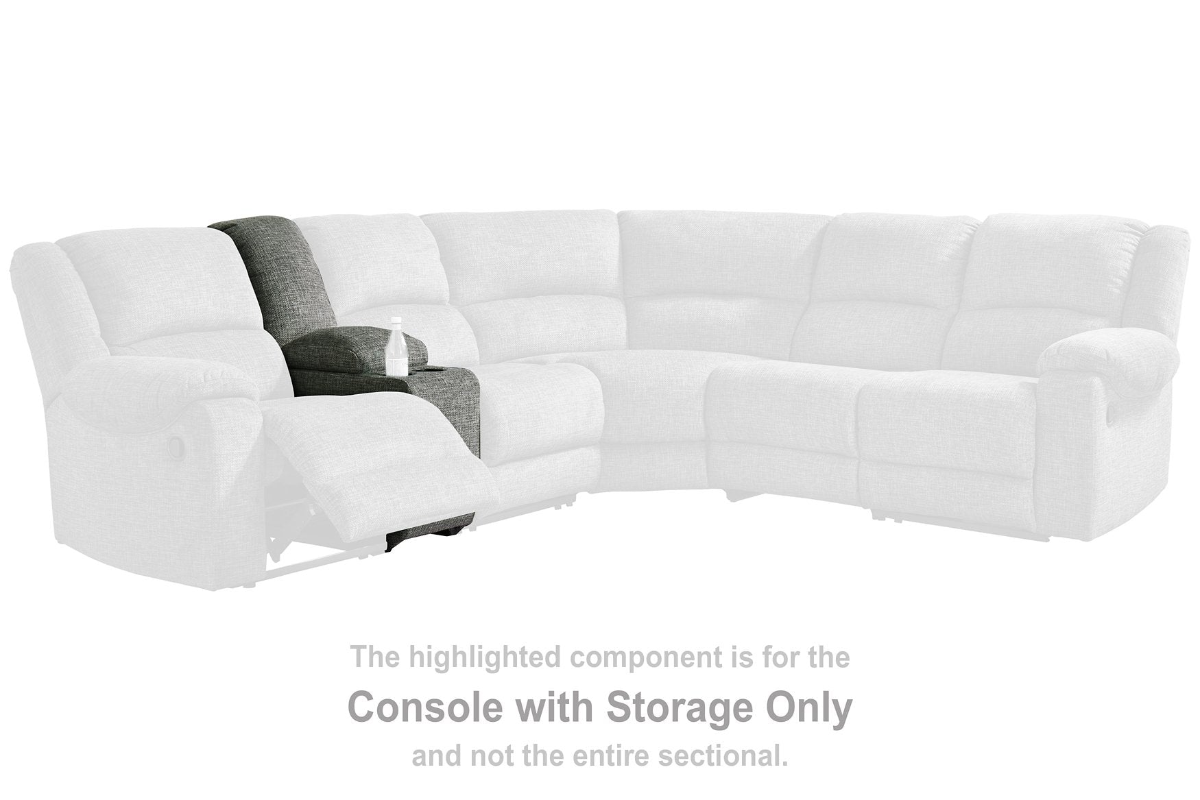 Goalie 4-Piece Reclining Sofa with Console