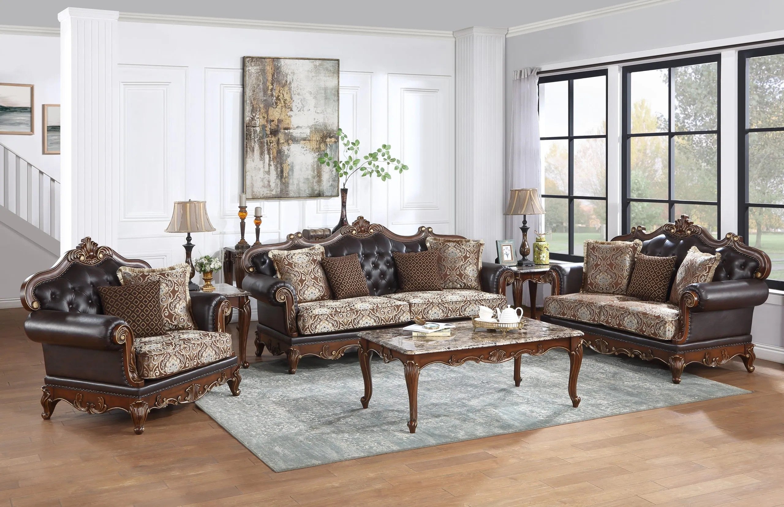 8142 Sofa & Loveseat