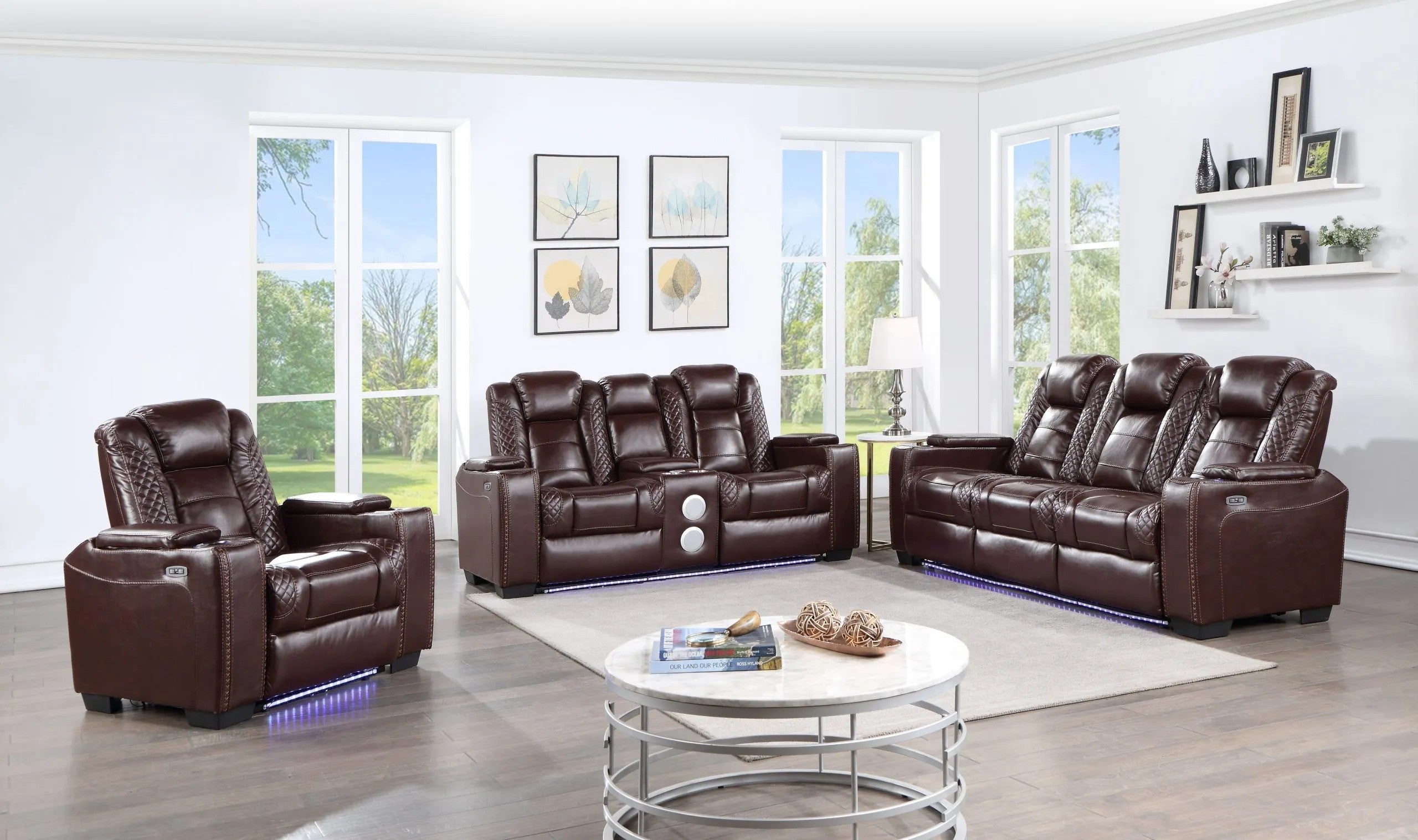 9492 Sofa and Loveseat