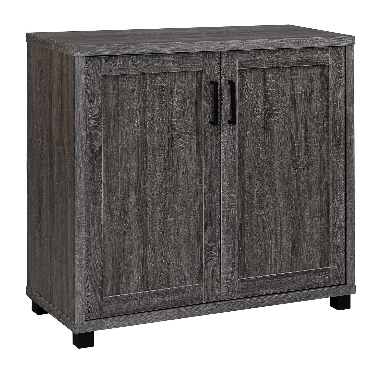 Filch Wooden 2-door Accent Cabinet Weathered Grey image