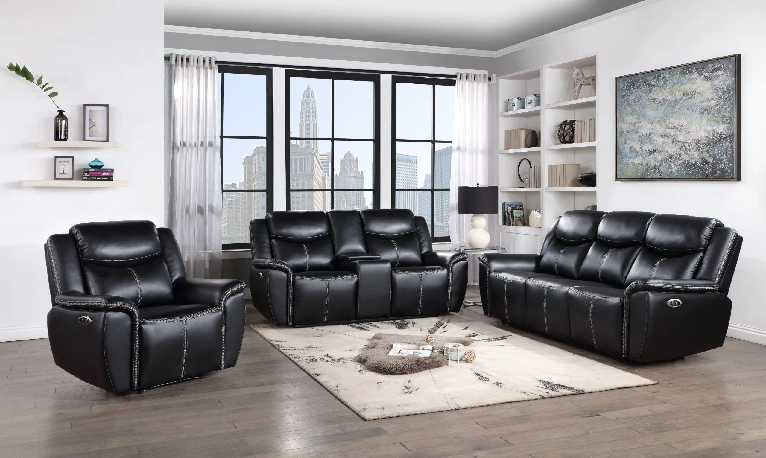 9541 Sofa and Loveseat