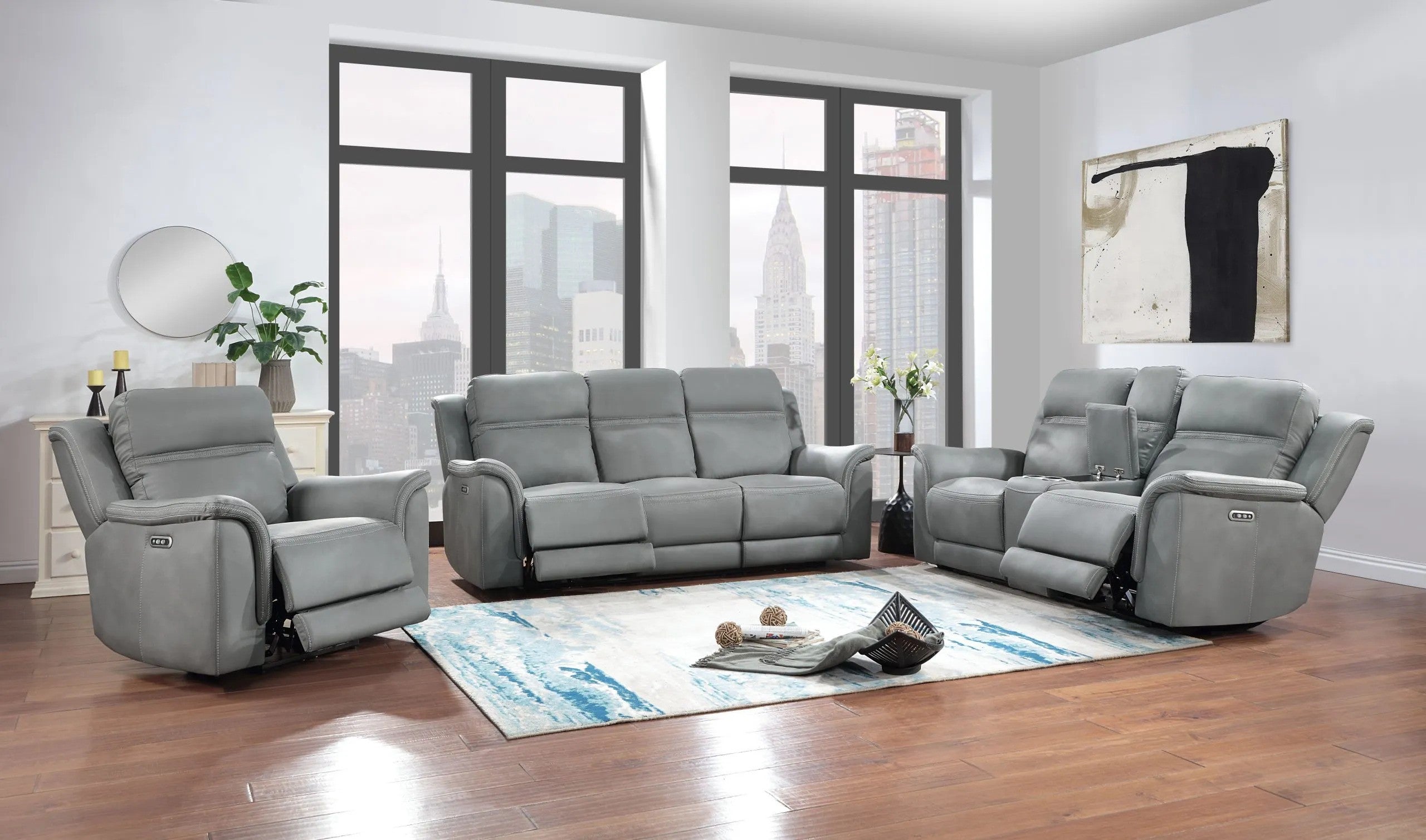 9574 Sofa and Loveseat