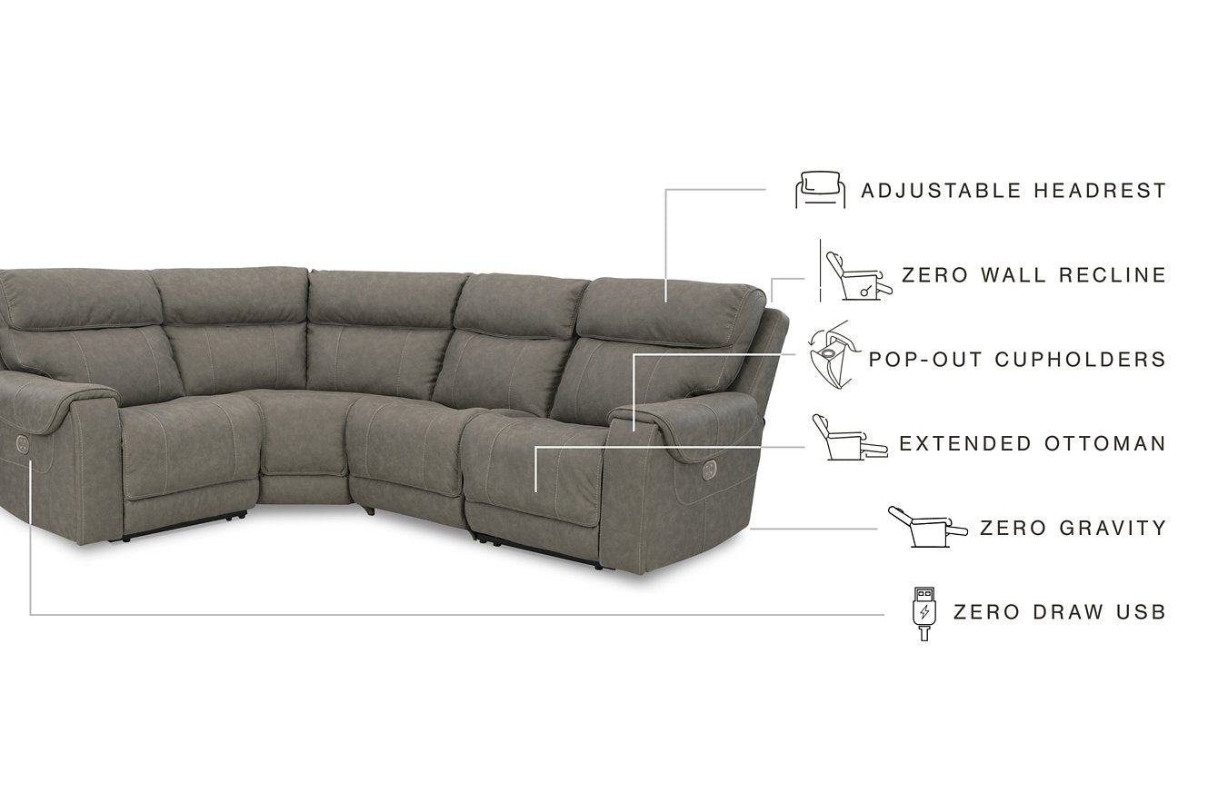 Starbot Power Reclining Sectional