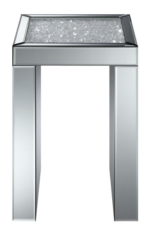 G930207 Contemporary Mirrored Side Table