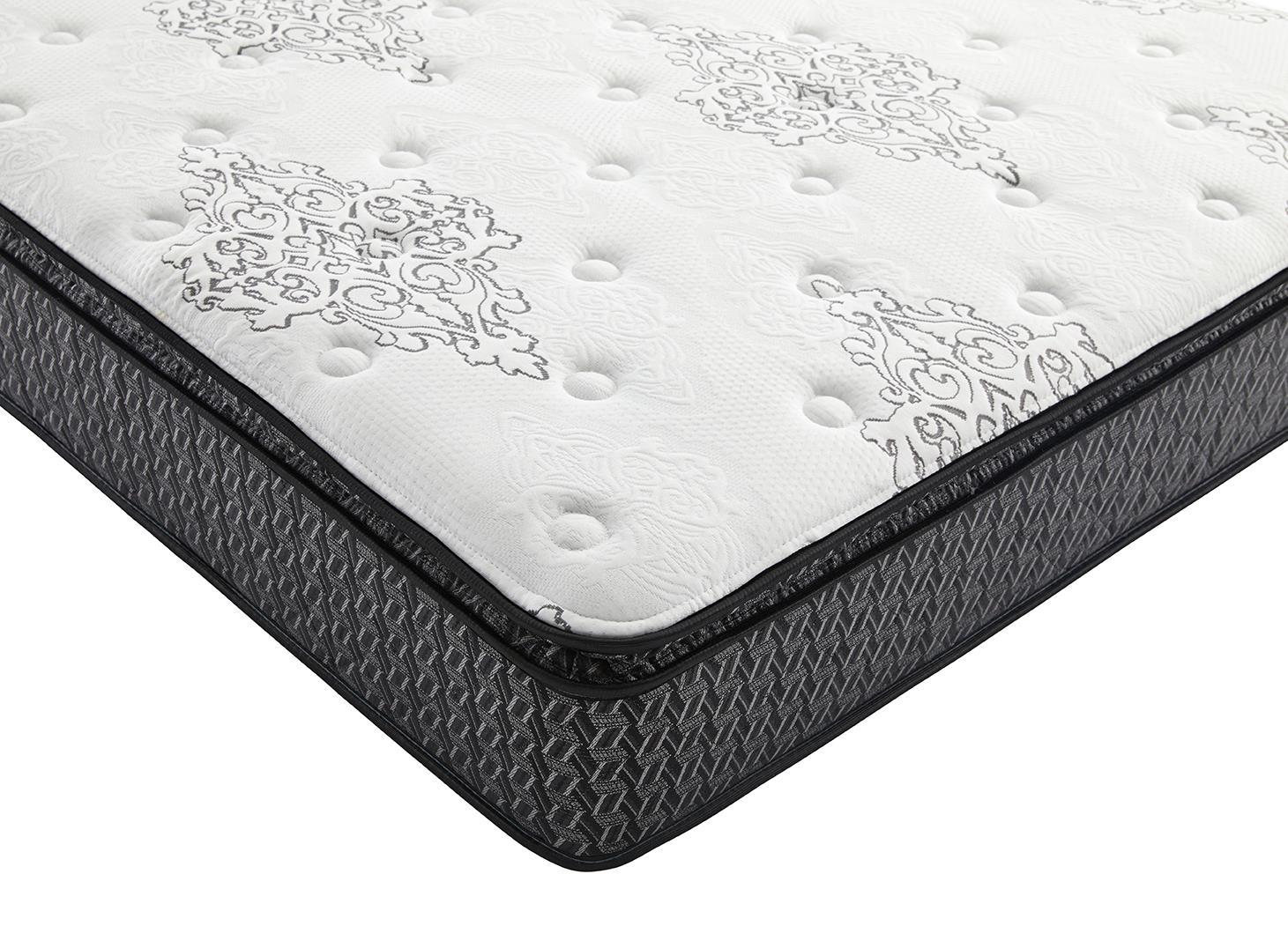 Freya 11.5" Eastern King Mattress White and Black