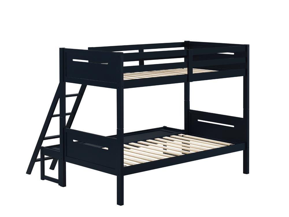 Littleton Twin Over Full Bunk Bed Blue