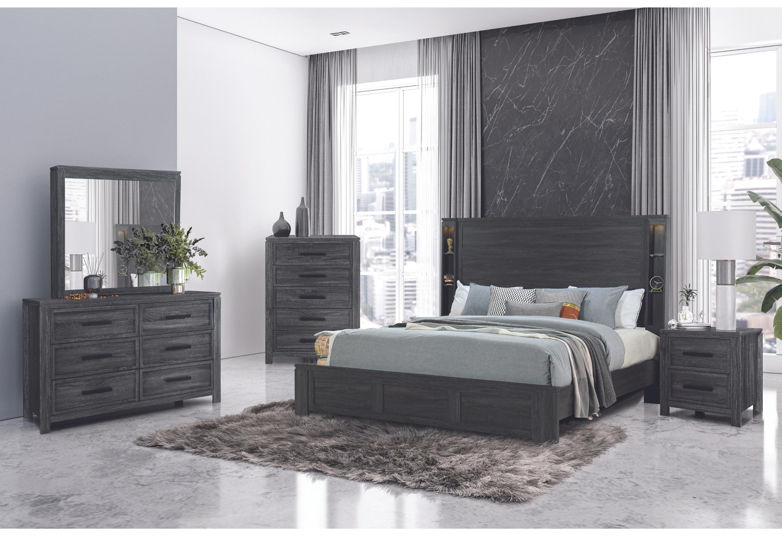 CYPRESS DARK GREY FULL BED GROUP image