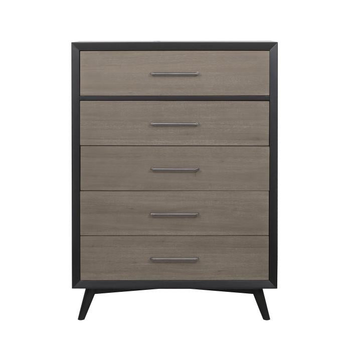 Homelegance Raku 5 Drawer Chest in Gray 1711-9 image