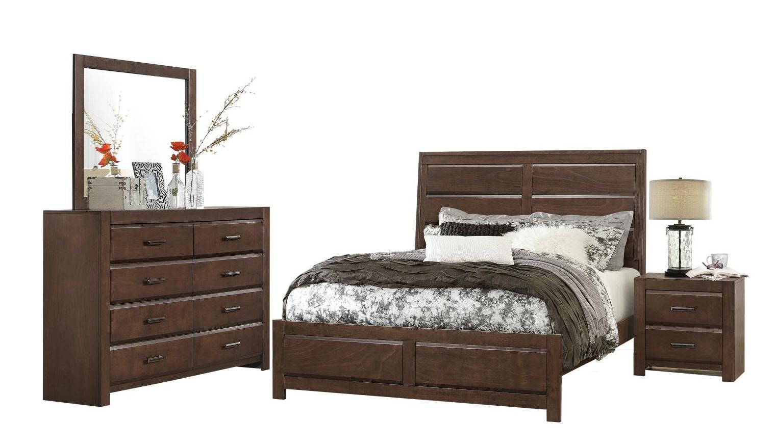 Homelegance Furniture Erwan 8 Drawer Dresser in Dark Walnut 1961-5