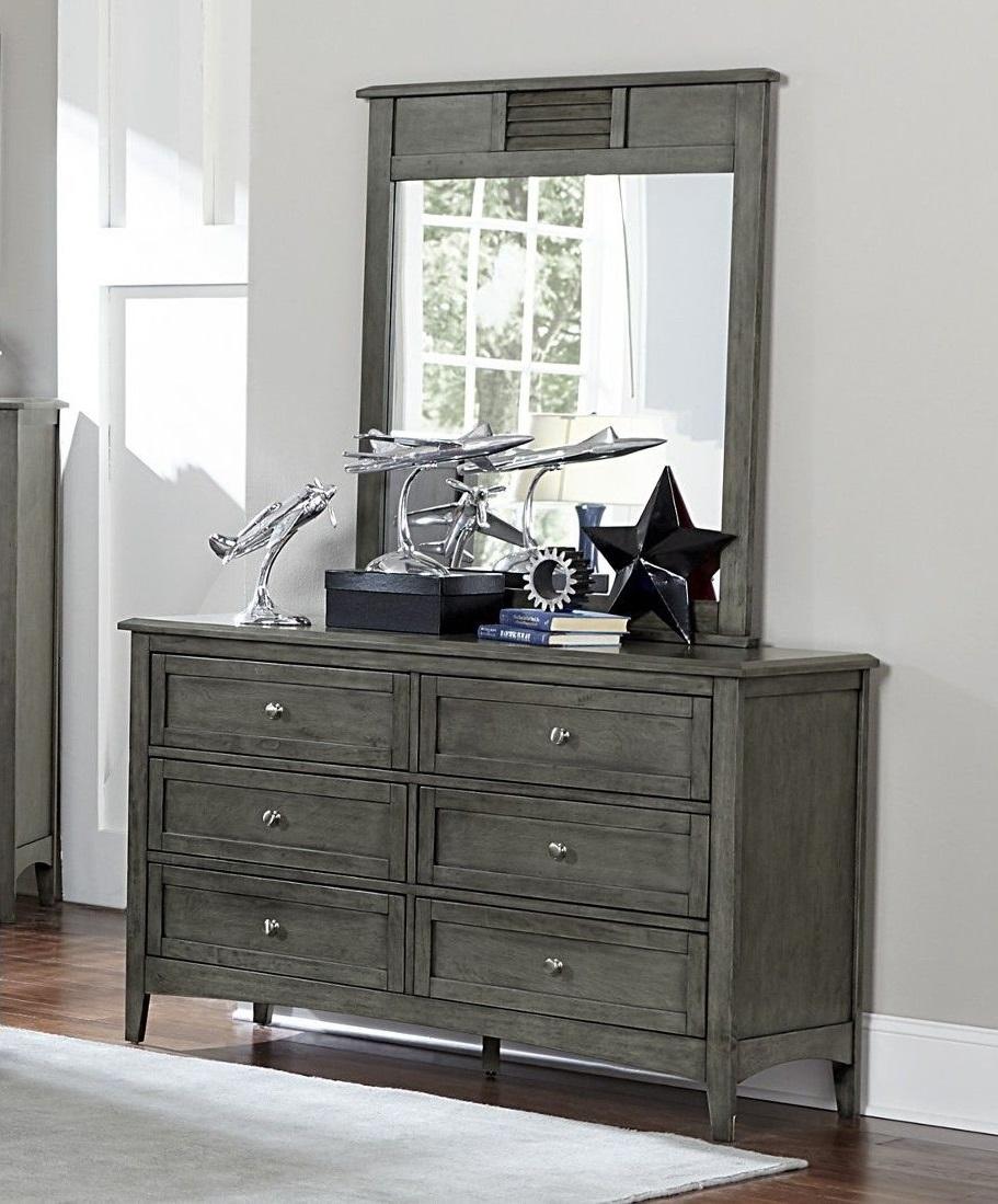 Homelegance Furniture Garcia Mirror in Gray 2046-6