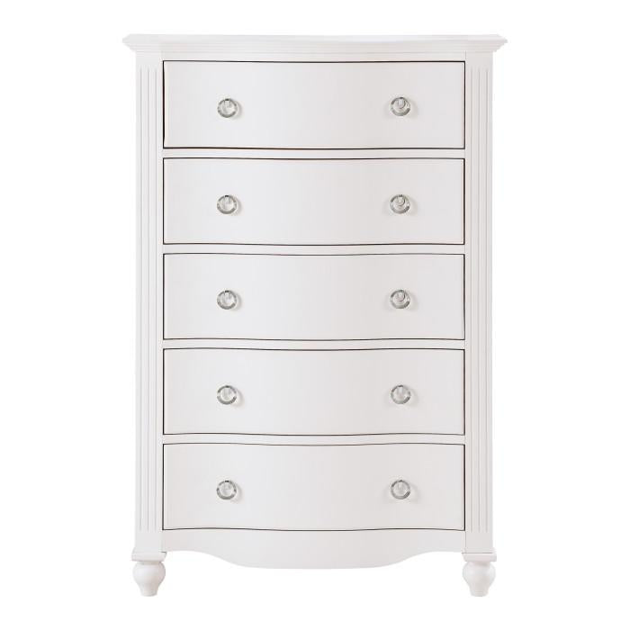 Homelegance Meghan 5 Drawer Chest in White 2058WH-9 image