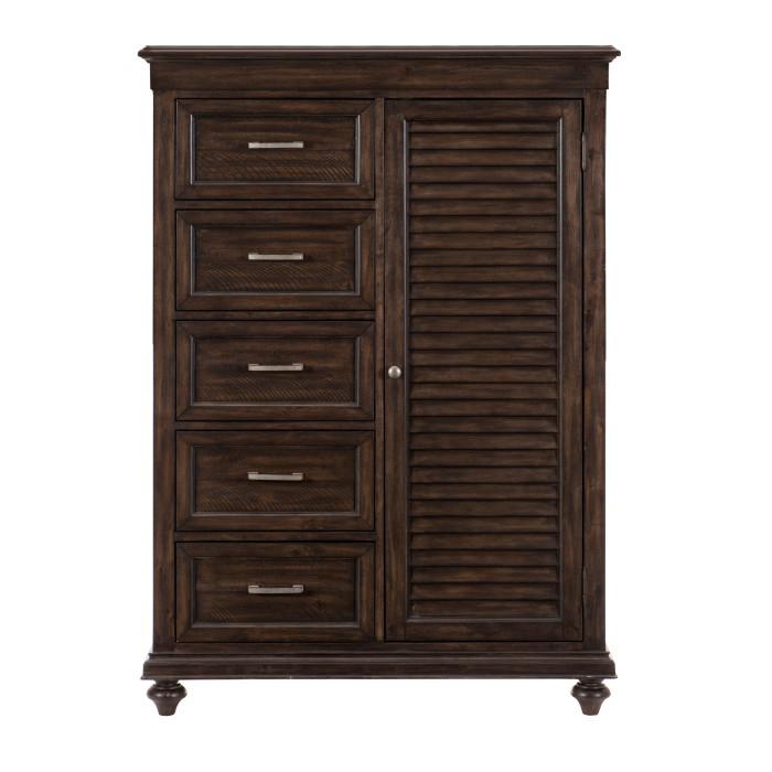 Homelegance Cardona Wardrobe Chest in Driftwood Charcoal 1689-10 image