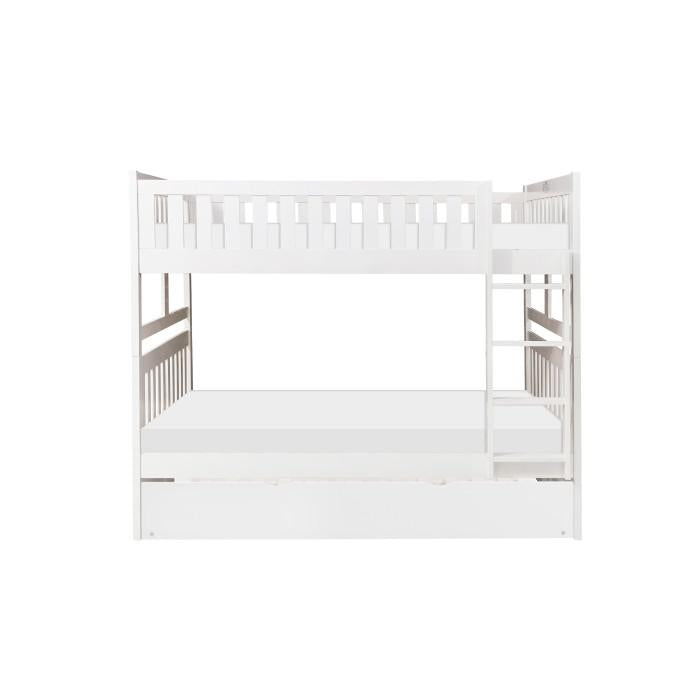 Homelegance Galen Full/Full Bunk Bed w/ Twin Trundle in White B2053FFW-1*R image