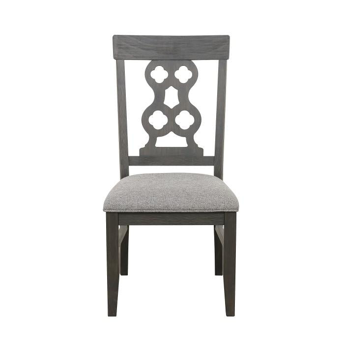 Homelegance Arasina Side Chair in Dark Pewter (Set of 2) image