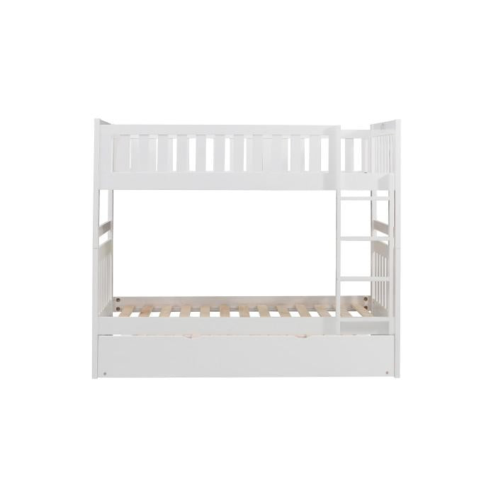 Homelegance Galen Twin/Twin Bunk Bed w/ Twin Trundle in White B2053W-1*R image