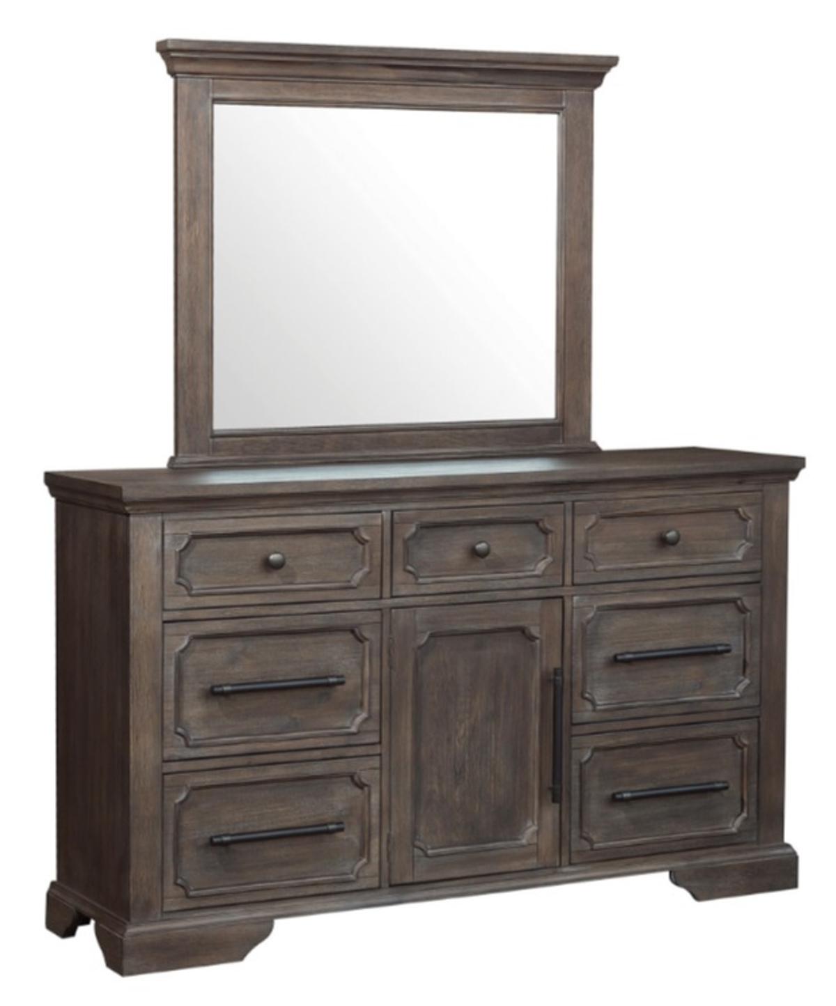 Homelegance Taulon Mirror in Dark Oak 5438-6