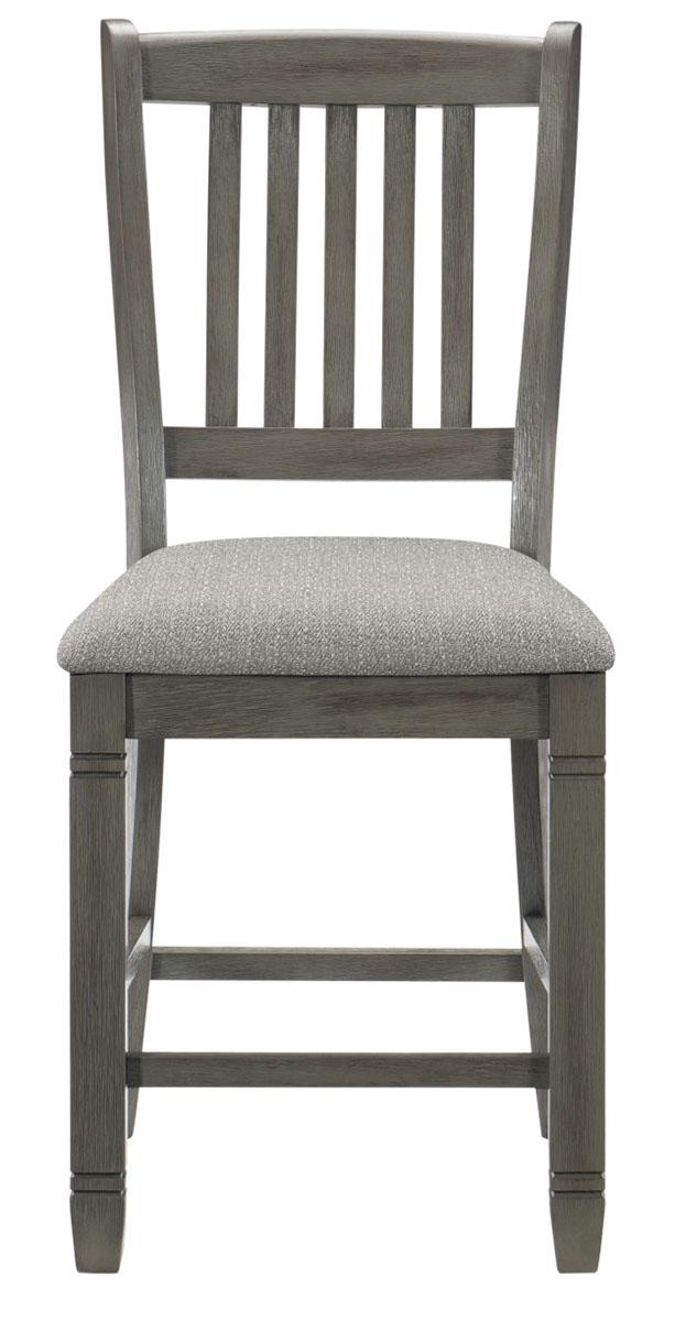 Homelegance Granby Counter Height Chair in Antique Gray (Set of 2)