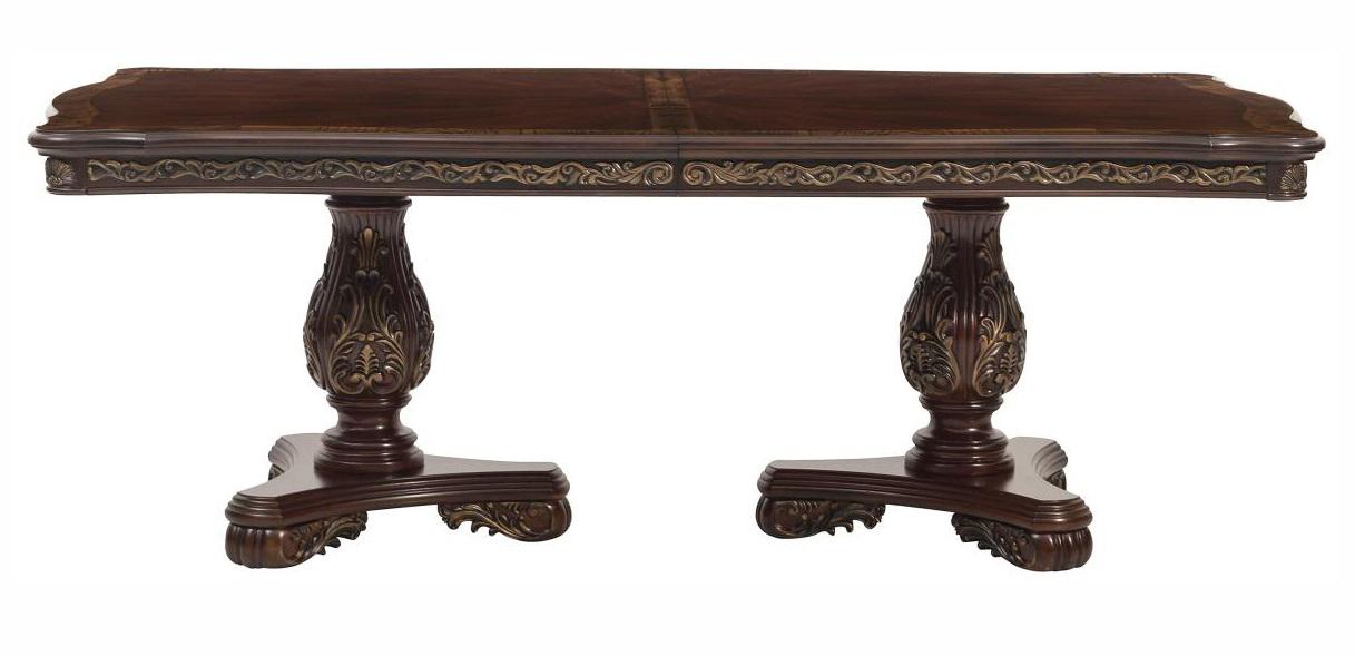 Homelegance Deryn Park Dining Table in Dark Cherry 2243-114*