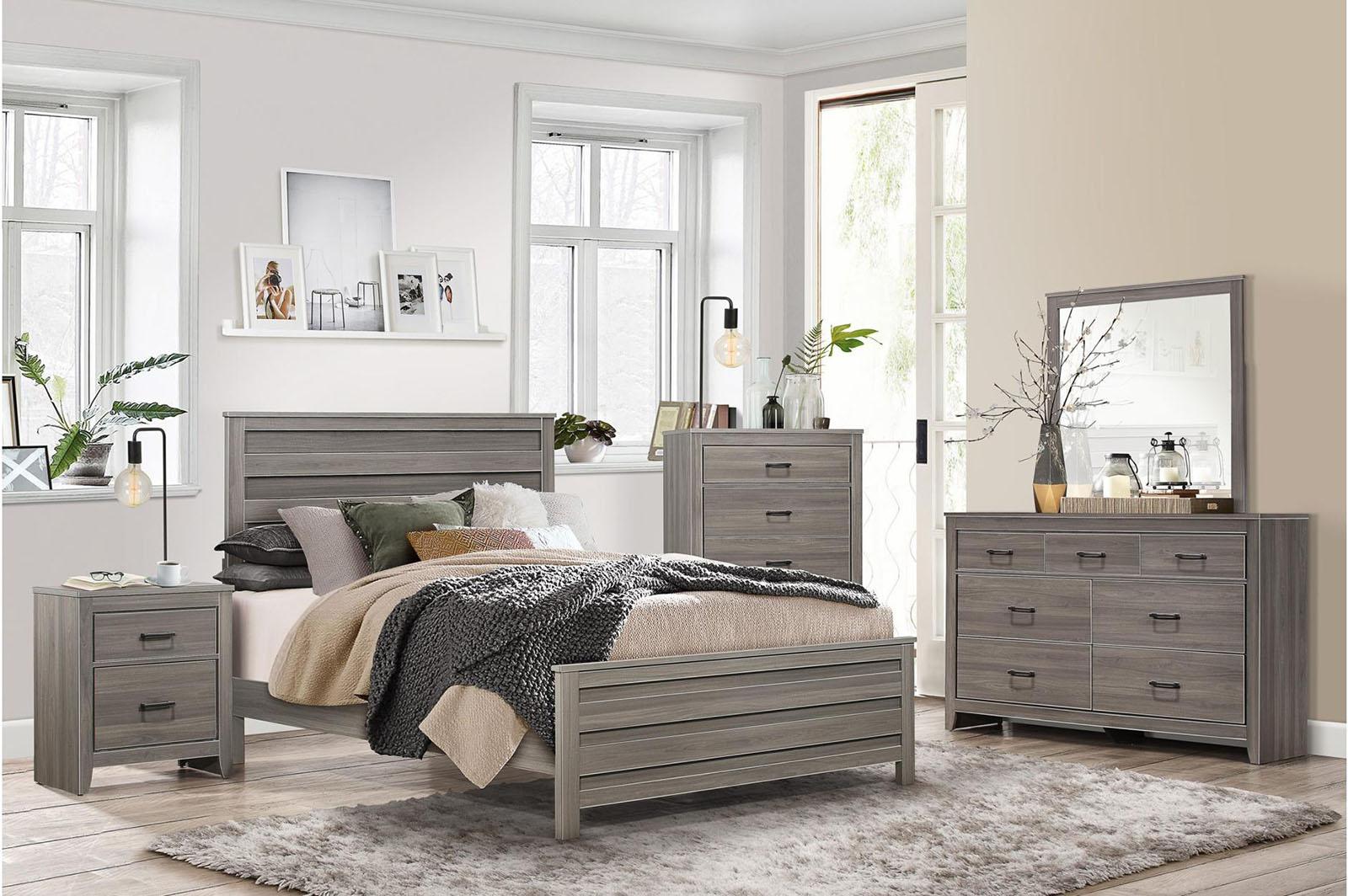 Homelegance Waldorf 7 Drawer Dresser in Dark Gray 1902-5