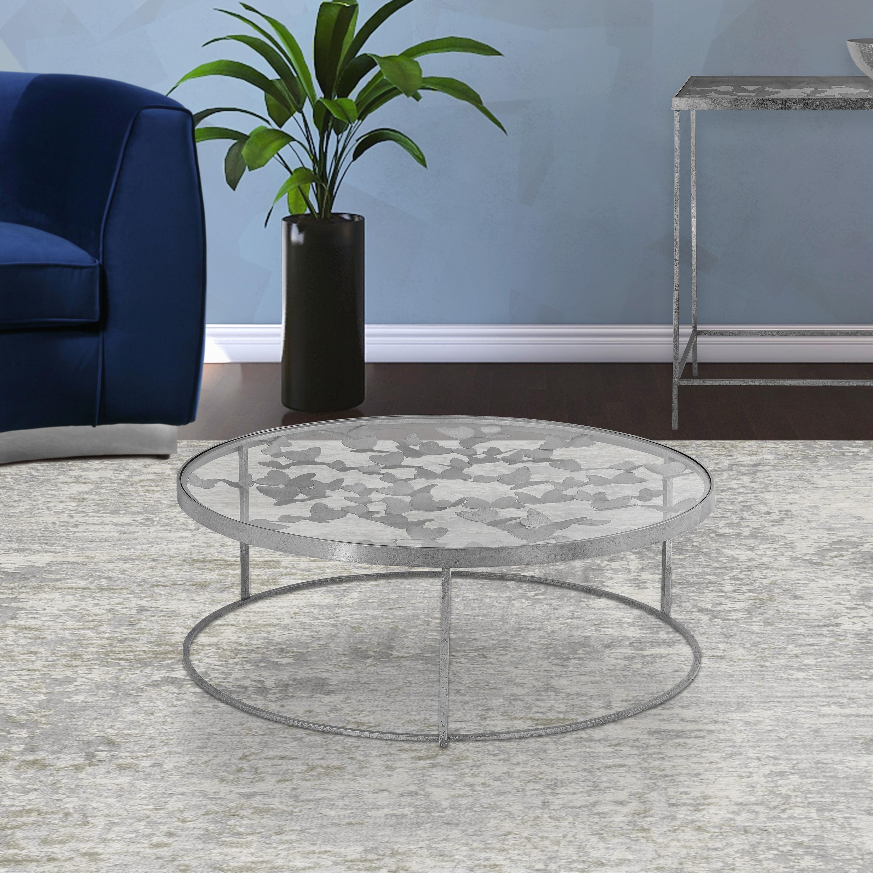 Butterfly Silver Coffee Table