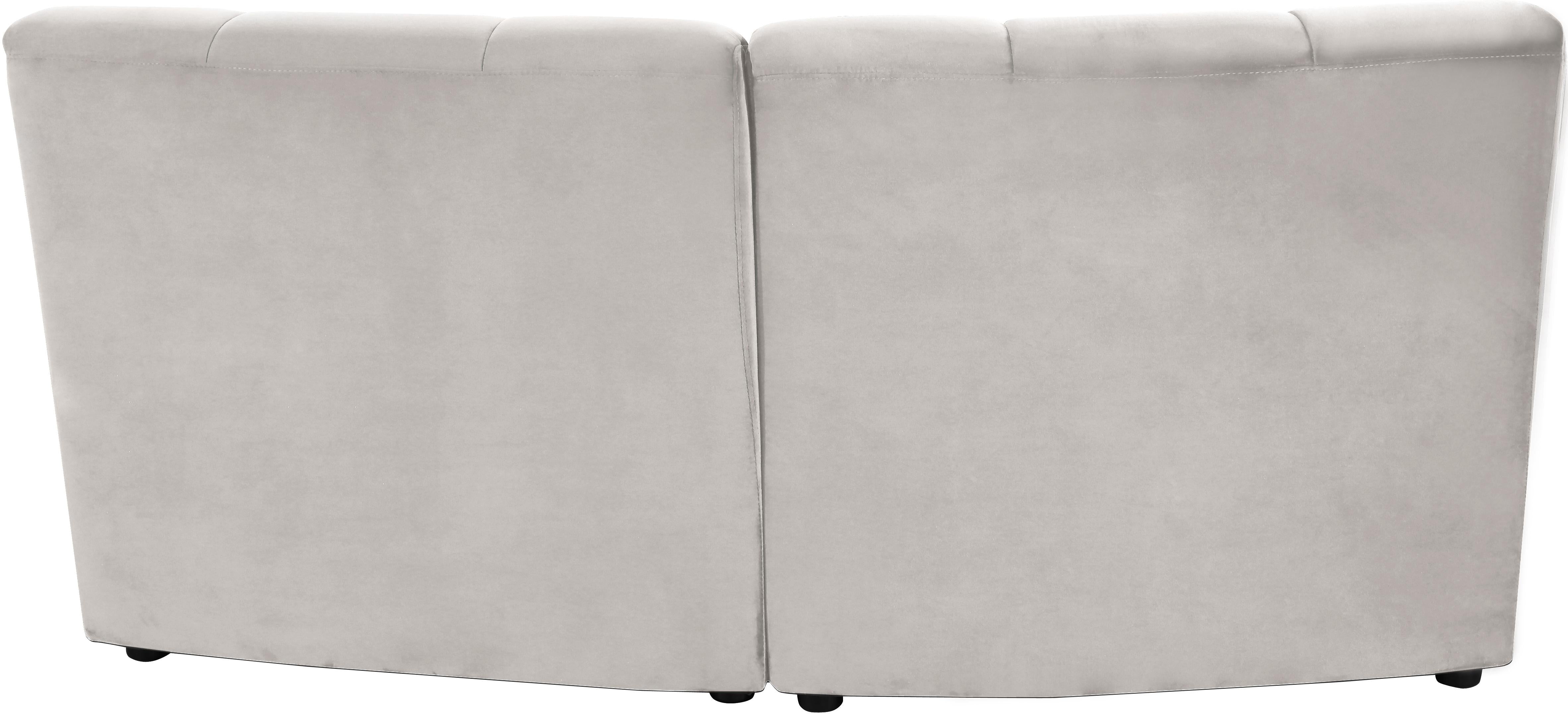 Limitless Cream Velvet 2pc. Modular Sectional