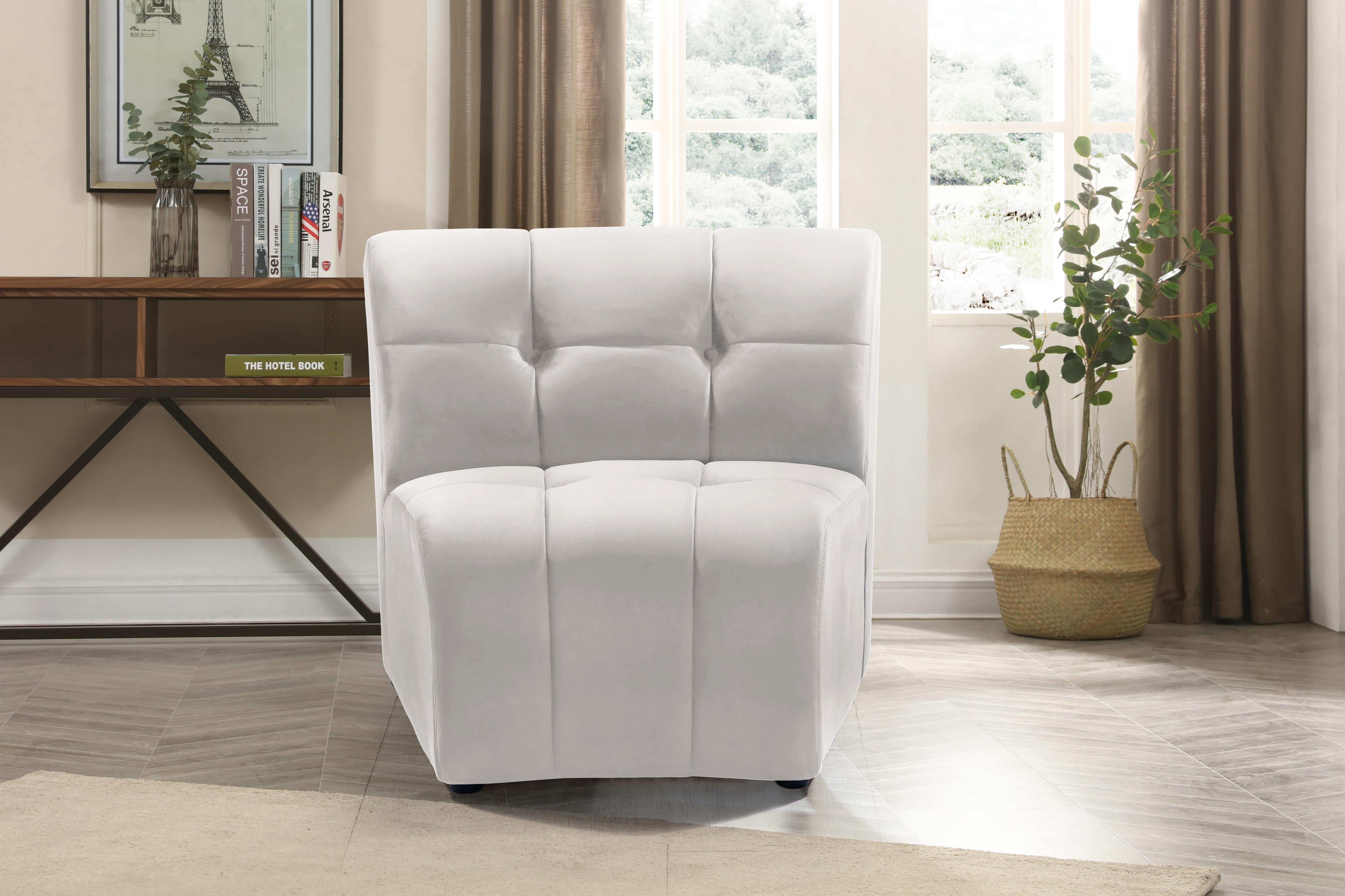 Limitless Cream Velvet Modular Chair