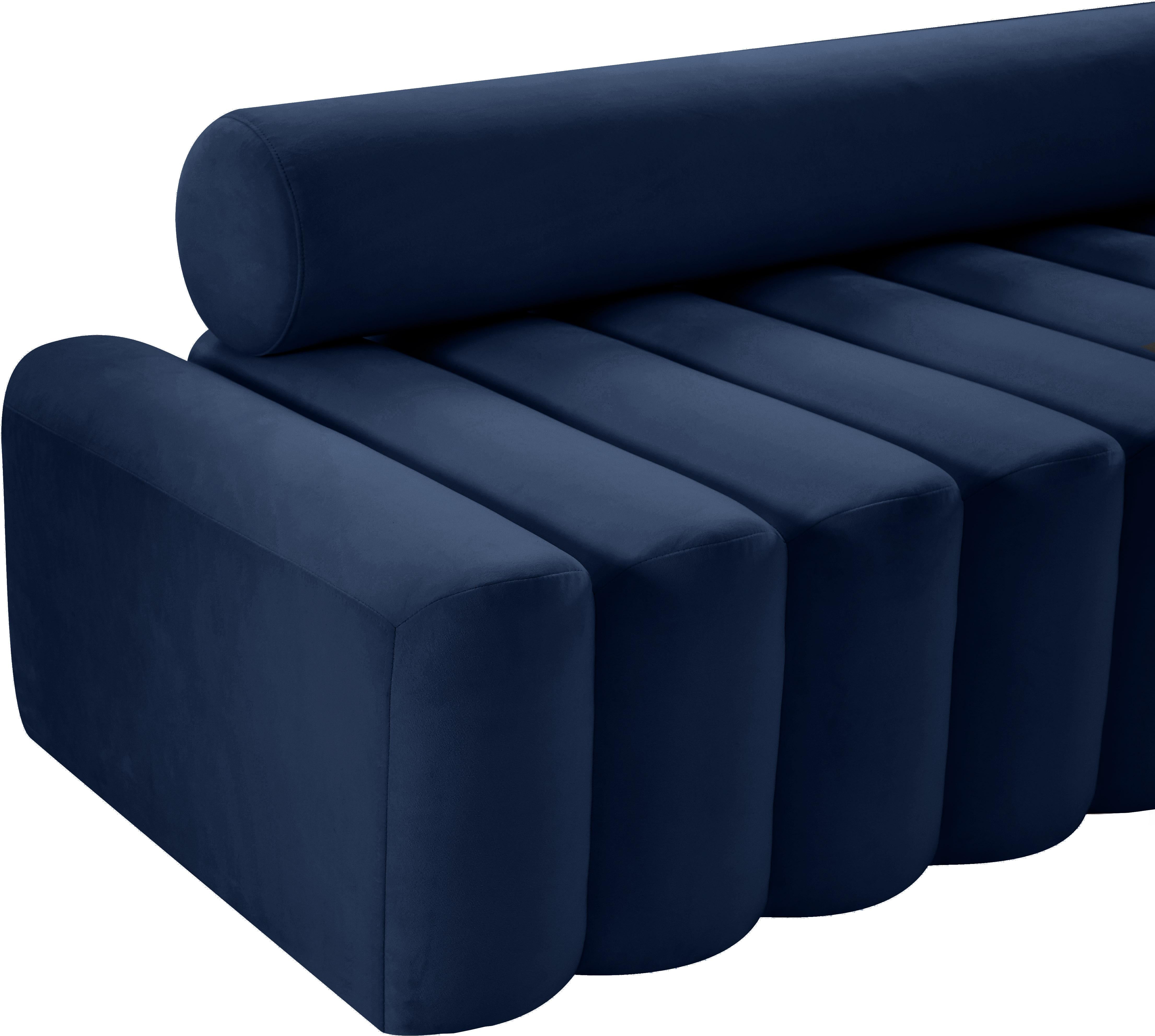 Melody Navy Velvet Chair