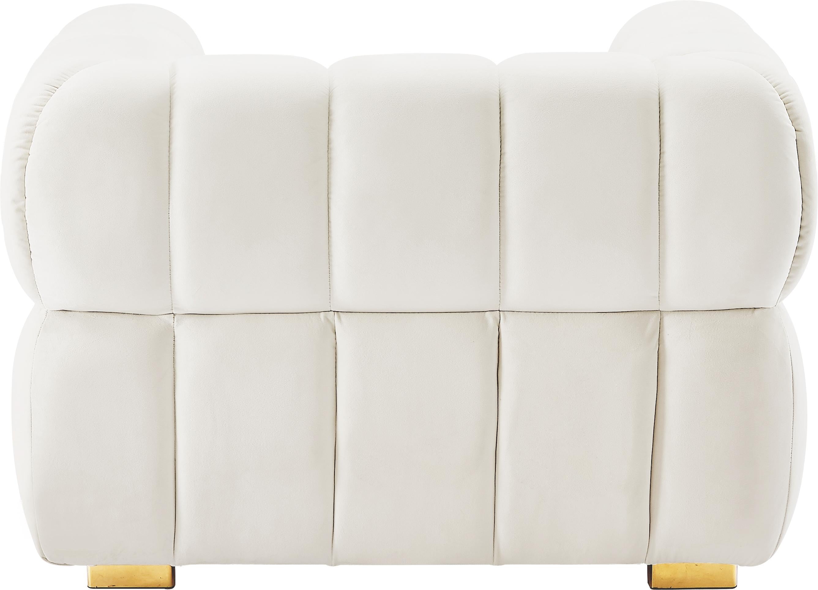 Gwen Cream Velvet Chair