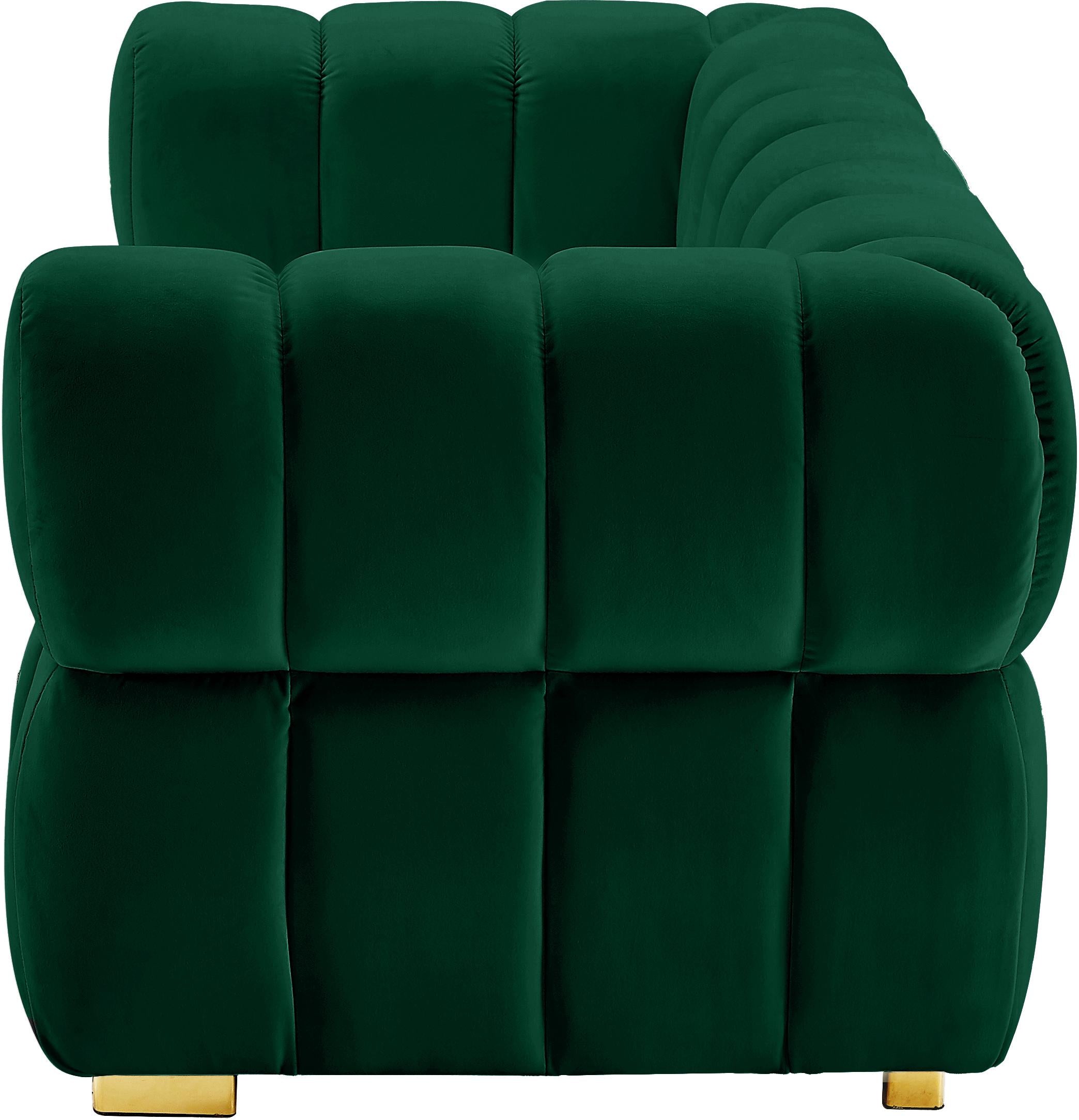 Gwen Green Velvet Loveseat