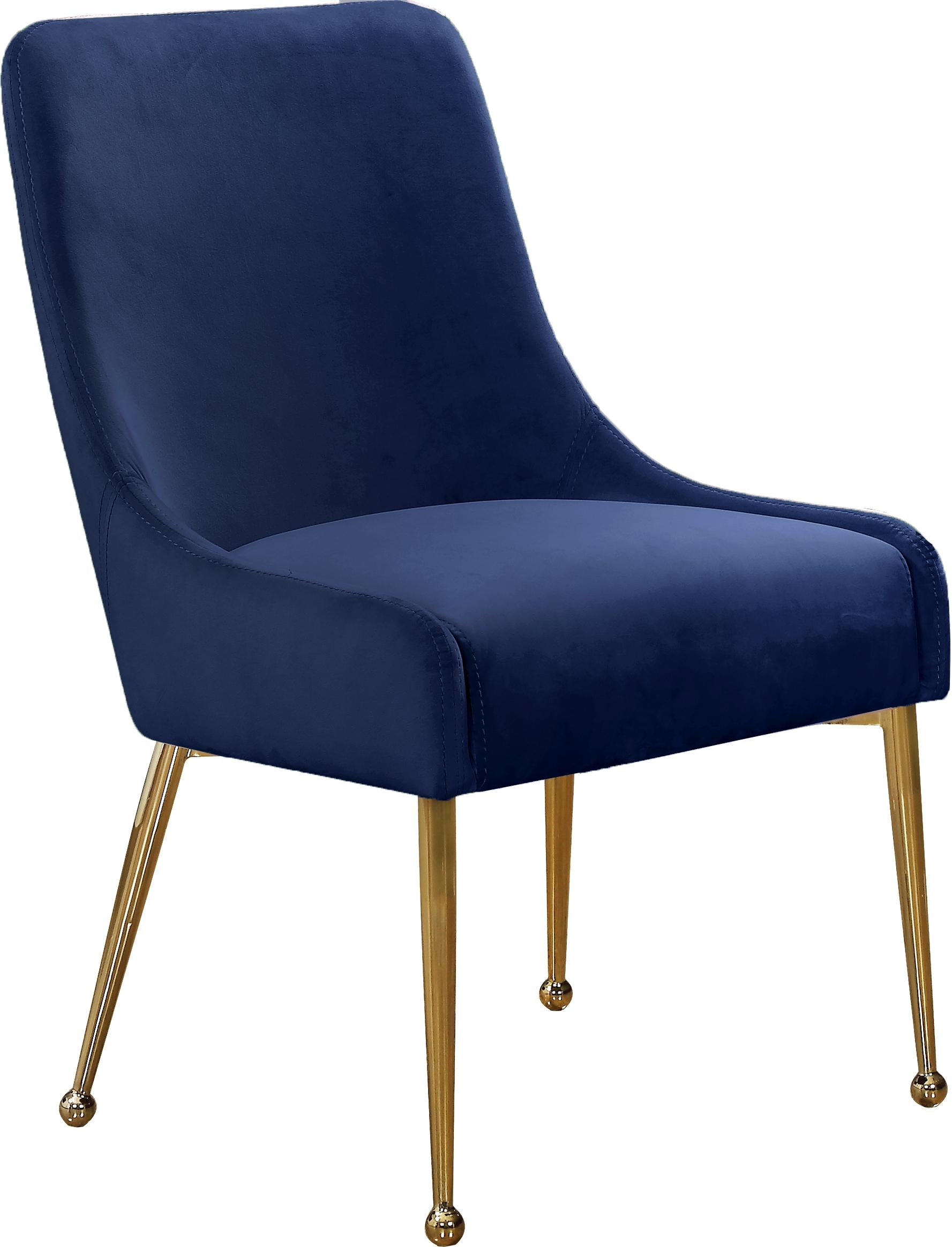 Owen Navy Velvet Dining Chair