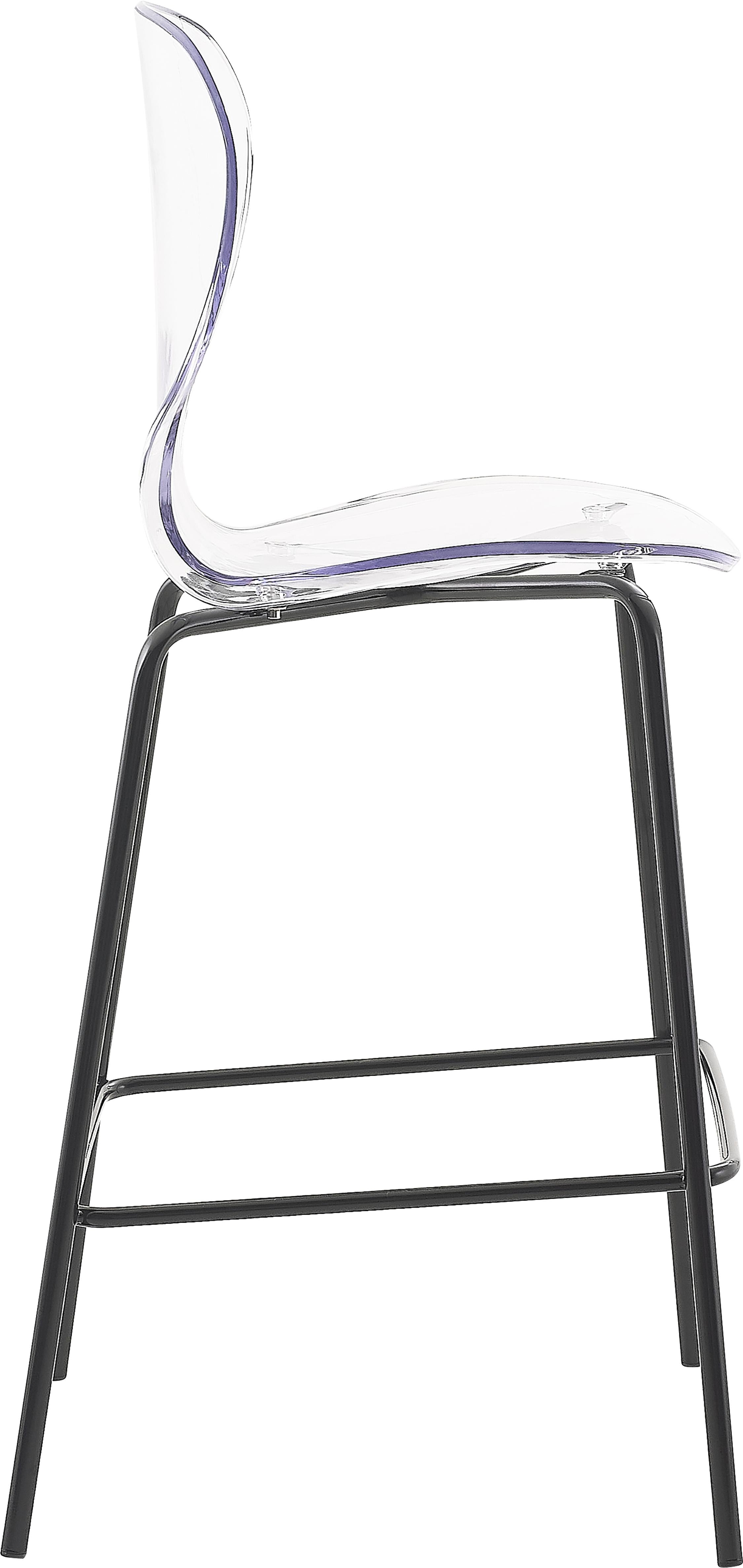 Clarion Matte Black Stool