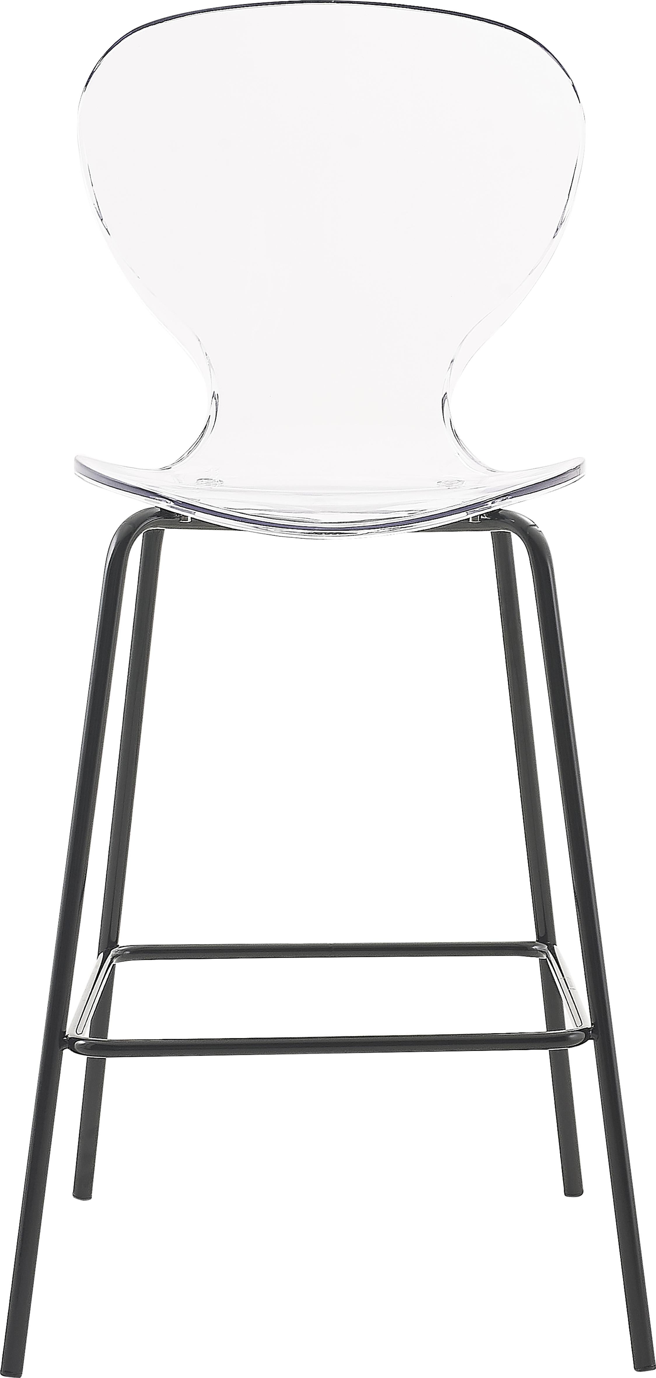 Clarion Matte Black Stool