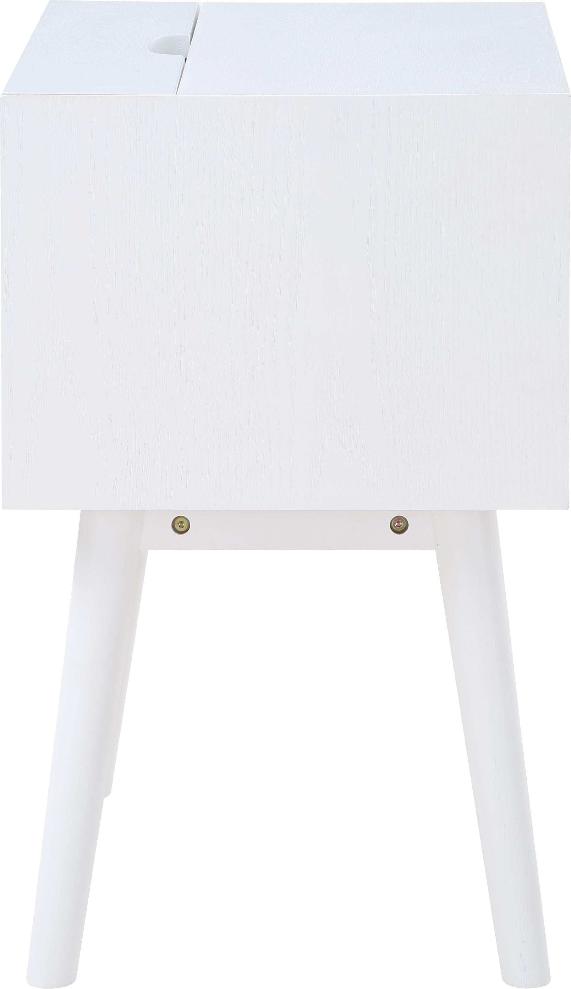 Teddy White Night Stand