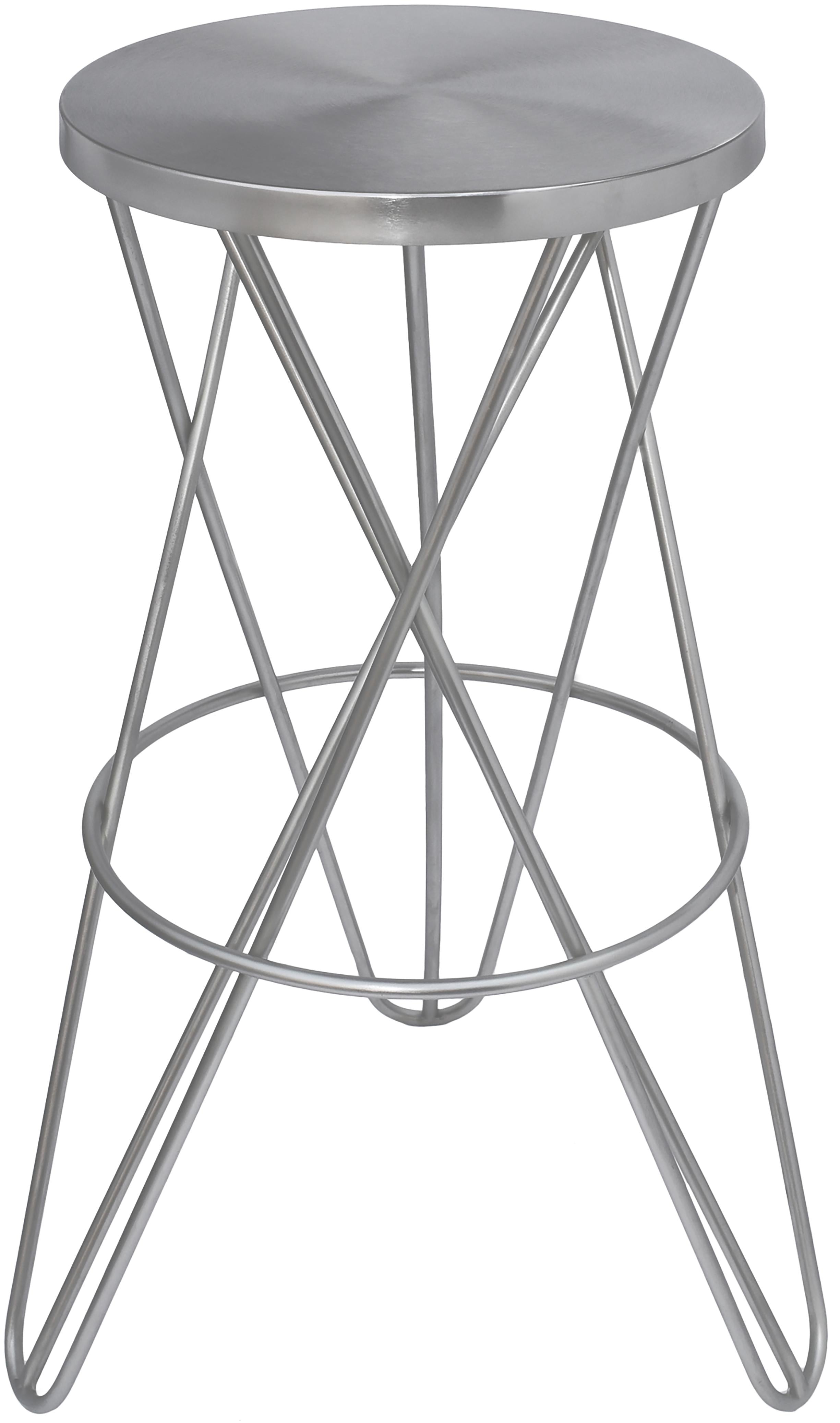 Mercury Silver Bar Stool image