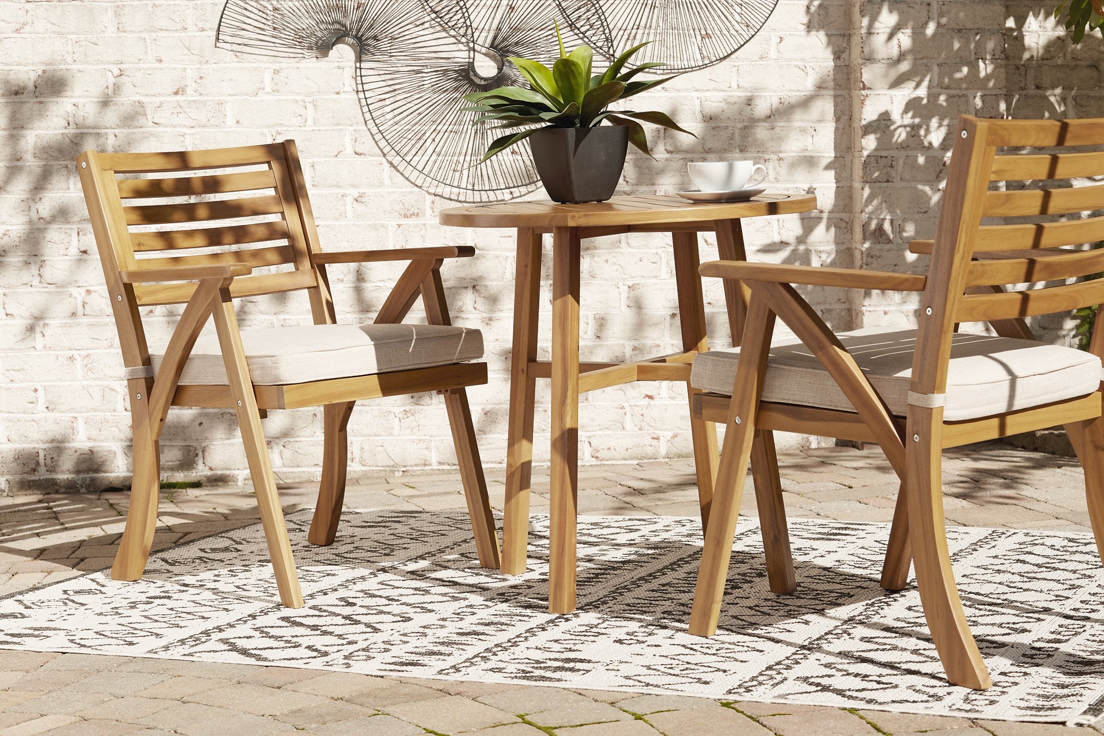 Vallerie 3-Piece Outdoor Dining Set