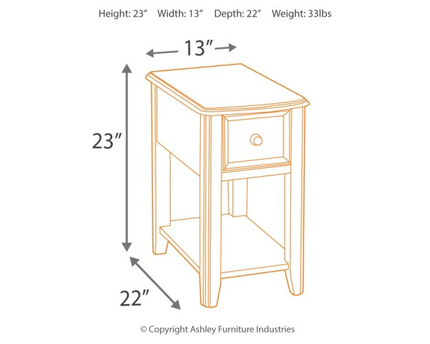 Breegin Chairside End Table