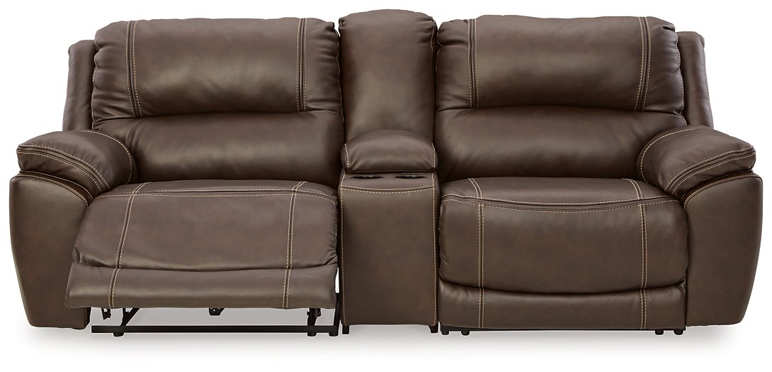 Dunleith 3-Piece Power Reclining Loveseat with Console