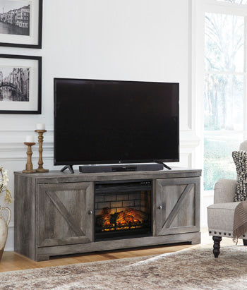 Wynnlow 63" TV Stand with Electric Fireplace